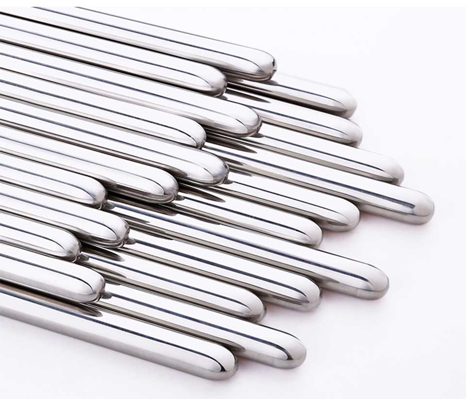 Long Cooking Stainless Steel Chopsticks (1 Pair)