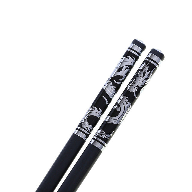 Ornate Dragon Alloy Chopsticks (1 pair)