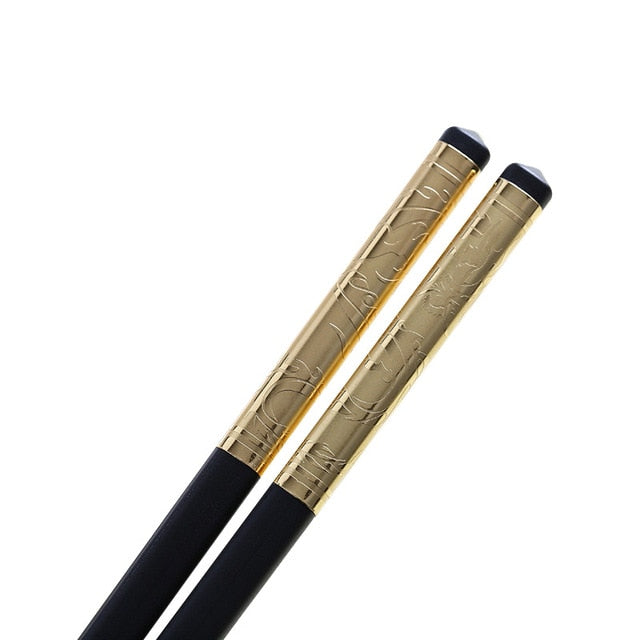Ornate Dragon Alloy Chopsticks (1 pair)